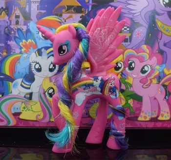 

Horse Toys Twilight Sparkle Princess Celestia Rainbow Unicorn Pinkie Pie Princess Luna Model Figure Toys Doll For Kids Gift