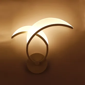 

Modern Moon Shape LED Wall Lamps For Living Room Bedroom As Decoration Sconce Light Warm White/White Light Lamp Lamparas