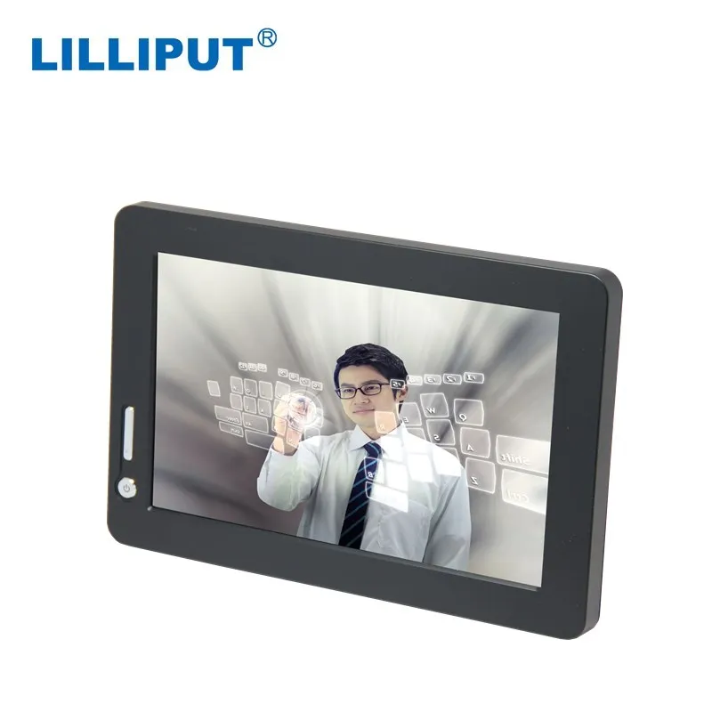 Lilliput UM-70/C/T 7 дюймов TFT светодиодный 4-проводной резистивный USB Сенсорный экран монитор, а не VGA Вход просто USB Вход USB монитор экран