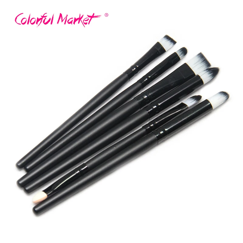 Hot Sale 6 Pcs beauty make up blush set Professional makeup brushes 