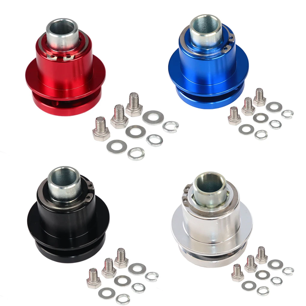

Steering Wheel Quick Release Disconnect Hub 360 Degree 3 Holes Pull Ring Aluminum Car Accessories
