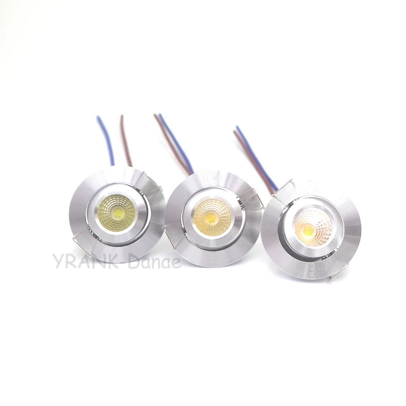 

Dimmable 3W Mini COB LED Downlights LED Spotlight Recessed Ceiling Lamps AC2200-240V