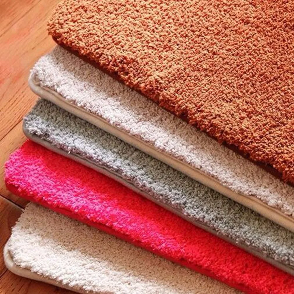 Удовлетворить Jo полиэстер Гостиная коврик толщиной Абсорбент Нескользящие ковер украшения дома открытый Спальня Ванная комната Кухня коврик 1 шт