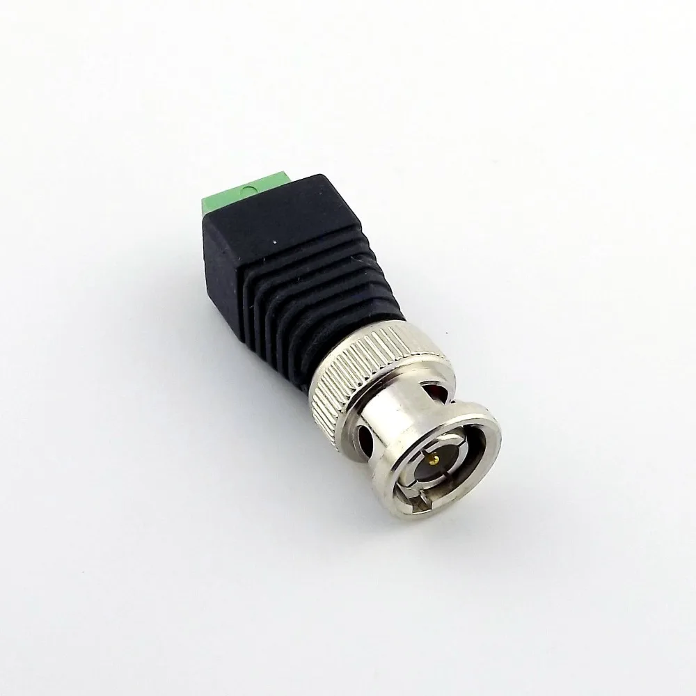 2x коаксиальный CAT5 для видеонаблюдения Коаксиальная камера DVR штекер BNC Видео балун разъем адаптер для CCTV Камера Установка