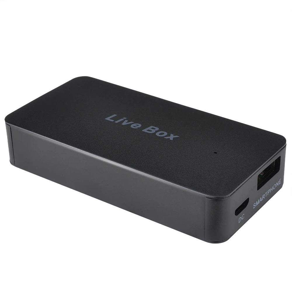  Mobile Phone Live Broadcast Streaming Box Game Record Video Capture Card for IPhone IOS Android HDM