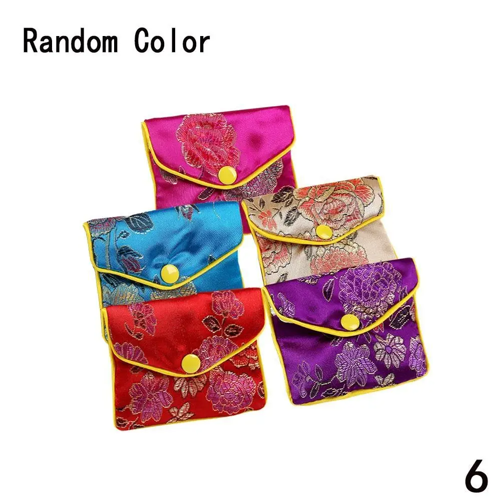 1 PC Jewelry Storage Bags Silk Chinese Pouch Purse Gifts Jewels