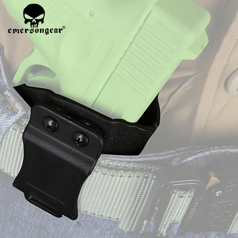 

Emersongear Inside Waistband Concealed Holster Kydex Holster Custom For Glock 43 Gen 1-5 Concealed Carry Guns Pistol belt Case