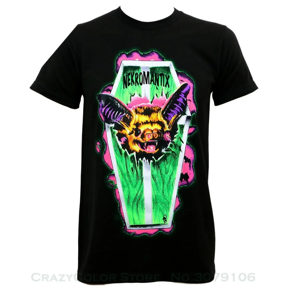 Мужская Лучшая Продажа Футболка аутентичная Nekromantix Coffin Psychobilly Slim-fit S-3xl новая