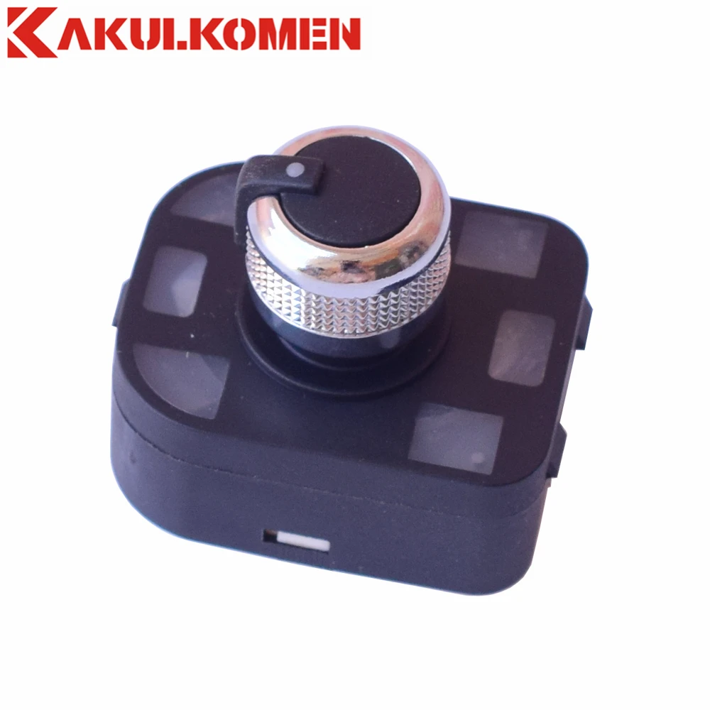 Chrome Electric Rear View Mirror Switch Control Adjust Knob 4F0 959
