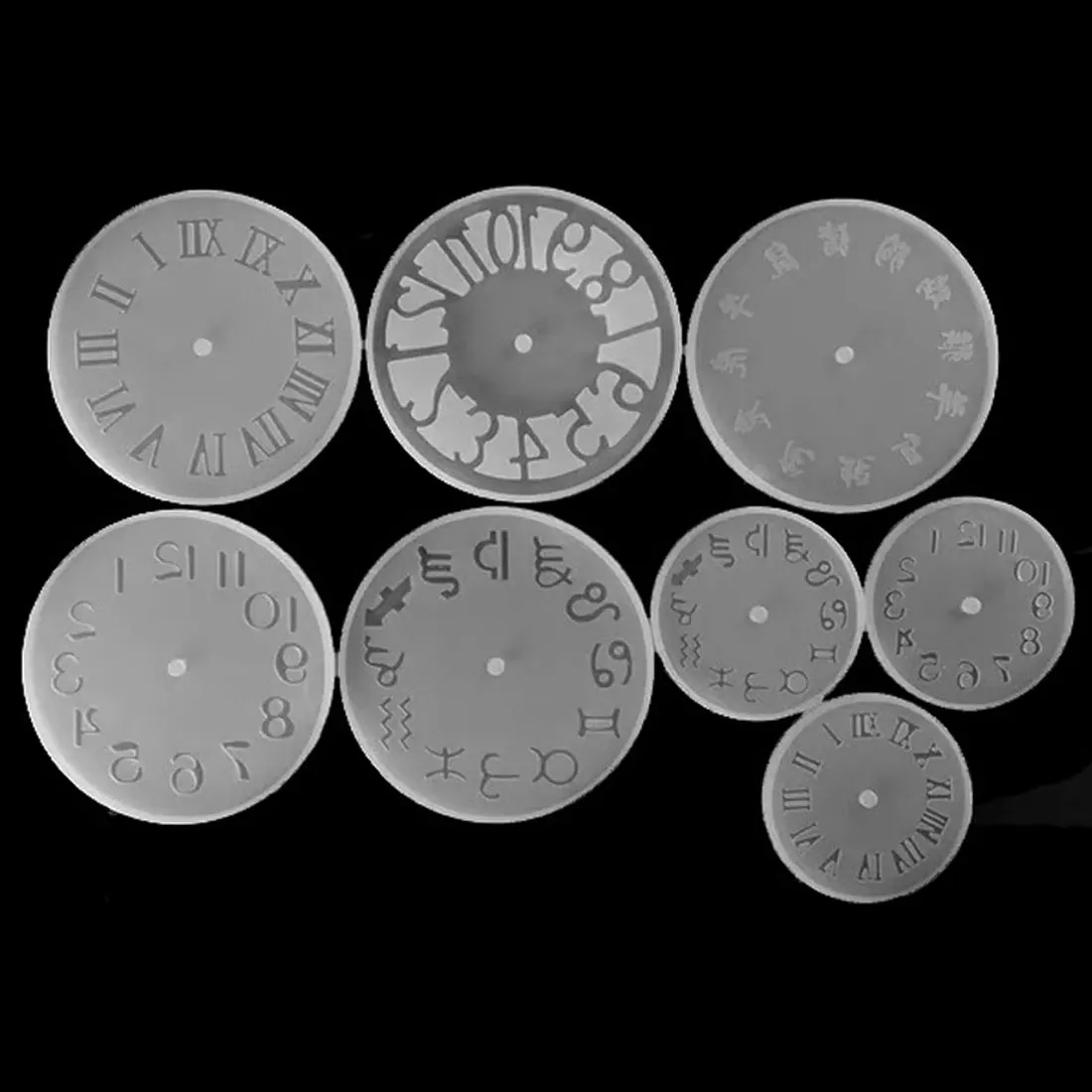 

Small And Big Size Clock Resin Silicone Mold Handmade Tool DIY Epoxy Clock Resin Molds Silicone Mold Clock For Jewelry