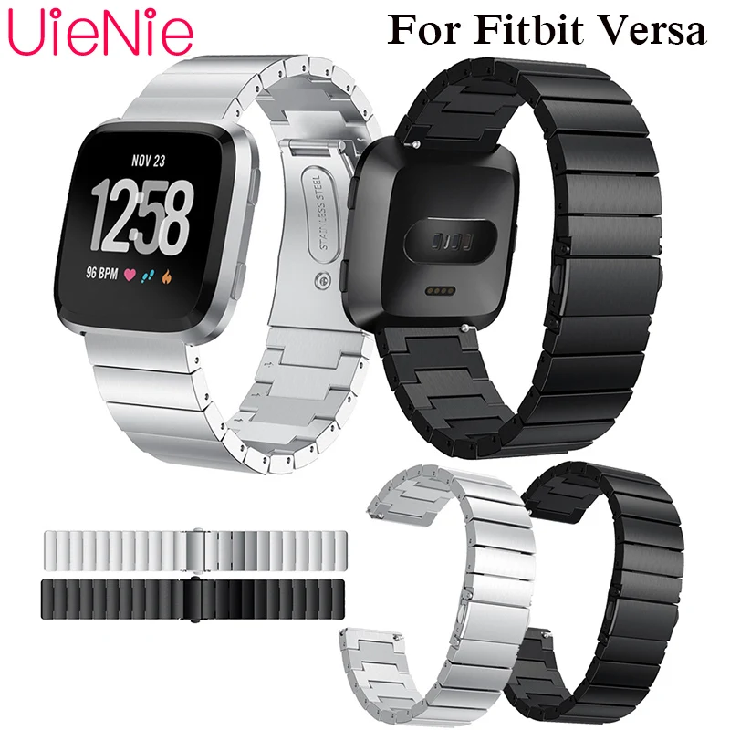 

For Fitbit Versa stainless steel watch strap smart watch Bracelet Replacement Metal Wristbands Accessories For Fitbit Versa