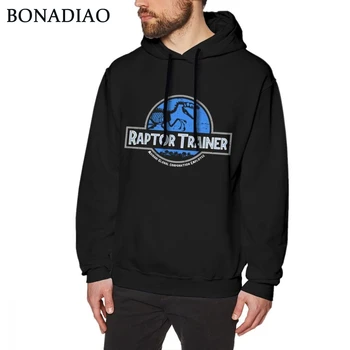 

Jurassic World Raptor Trainer Sweatshirt 100% Cotton Long Sleeve For Male Hipster Organic Cotton Dinosaur