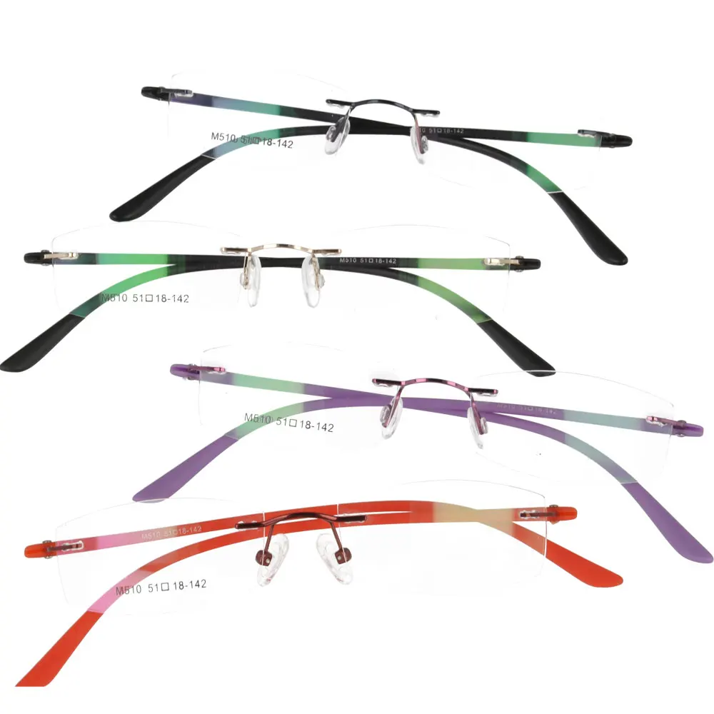 MY DOLI rimless eyewear optical frames with TR temple prescription