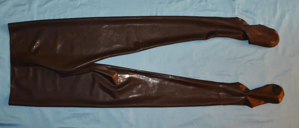 Woman 100% Natural Latex Leggings with Socks