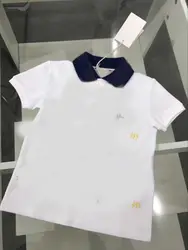 Детская футболка унисекс, однотонная белая футболка 2019 года в середине февраля со звездами, летние футболки с круглым вырезом, топы для