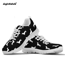 Doginthehole/Женская прогулочная обувь с раком груди; с рисунком; спортивная обувь для фитнеса; удобная женская обувь