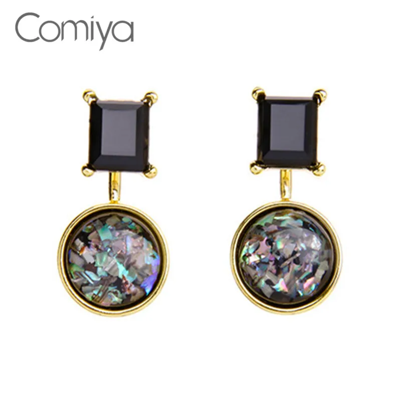 Comiya Pendientes Mujer Moda Brincos De Festa Мода Бохо Резина с Цинковым Сплавом Камень Висячие серьги, индийские украшения серьги