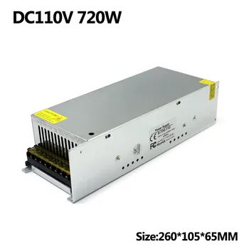 

Transformer 220V AC To DC 110V 6.5A 720W Switching Power Supply Driver For CNC Machine DIY LED Display SMPS Factory Supplier