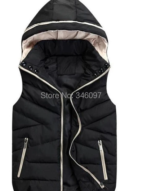 jacket without sleeves with hood