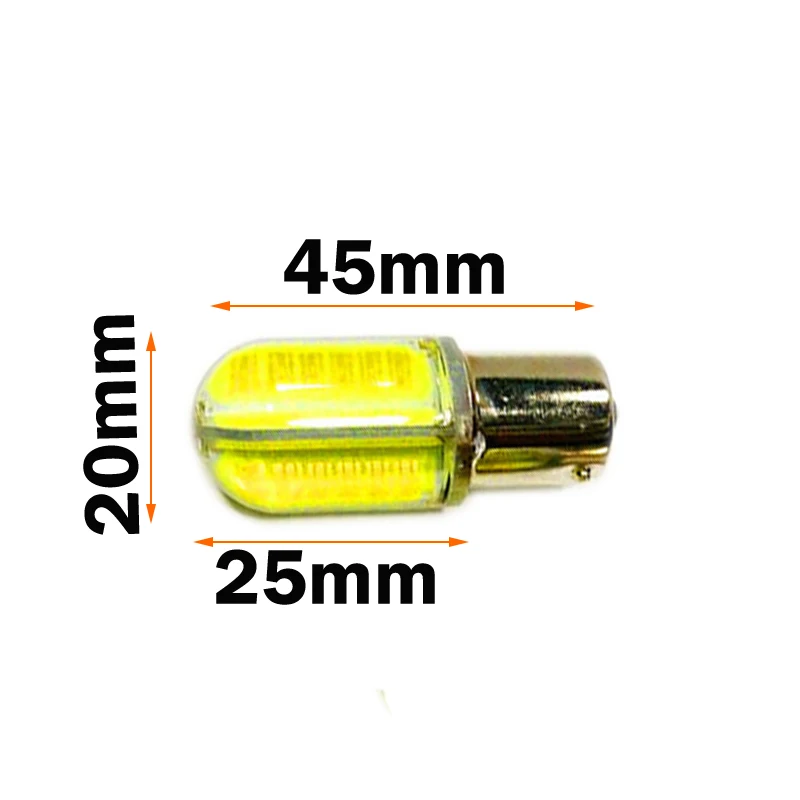 Meetrock 2 шт. 1157 BAY15D P21/5 Вт 8 Вт COB светодиодный красный, Белый автомобиля задние светодиодные лампы 21/5 Вт тормозной светильник s Авто Противотуманные огни дневного света DRL светильник