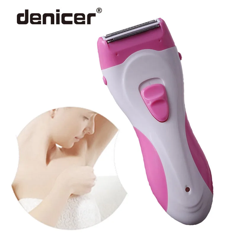 Denicer Lady Hair Shaver Rechargeable Waterproof Wet Dry Using Beauty