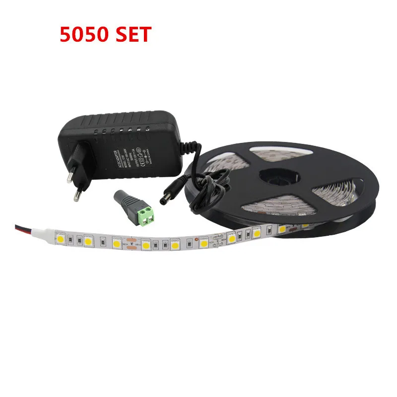 

1m 2m 3m 5m LED Strip 12v DC 5050SMD Not waterproof Red Blue Green White Warm Flexible decorative light strip
