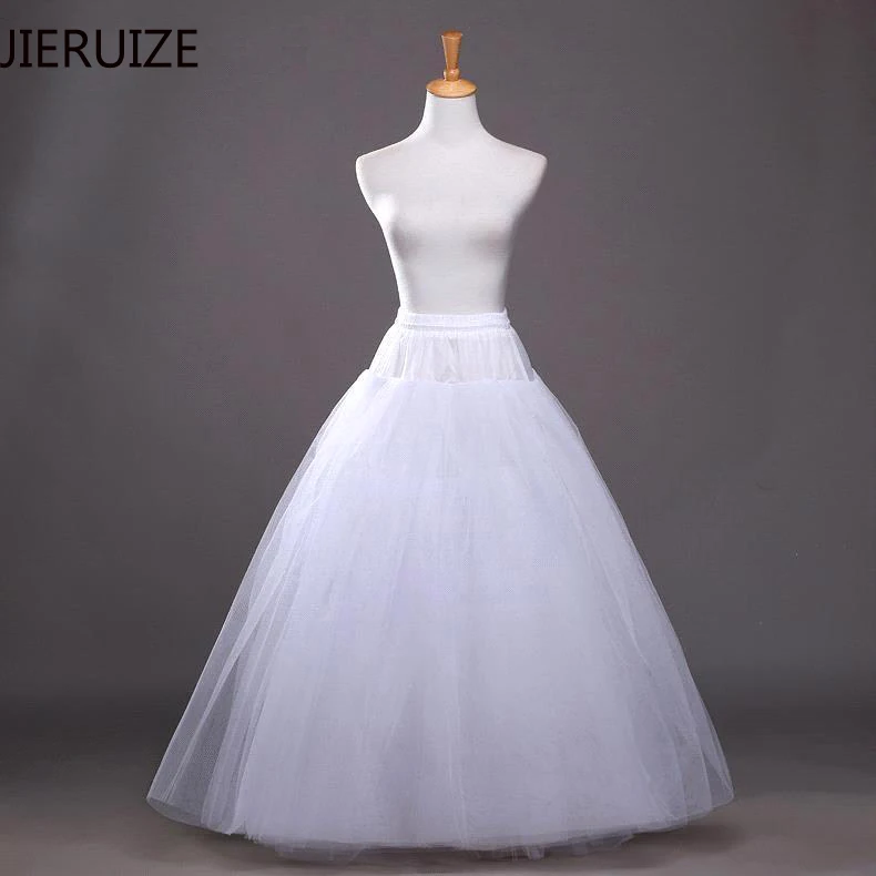 

JIERUIZE Hard Tulle Ball Gown Petticoats For Wedding Dress High Quality Wedding Underskirt Crinoline Wedding Accessories