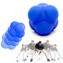 Hexagonal Reaction Ball Silicone Speed Agility Coordination Reflex Exercise Sports Fitness Training Rebound Balls
