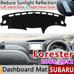 Для Subaru Forester 2008 2009 2010 2011 2012 анти-скольжения мат приборной панели ковровые покрытия Зонт коврик для приборной панели автомобиля аксессуары SG