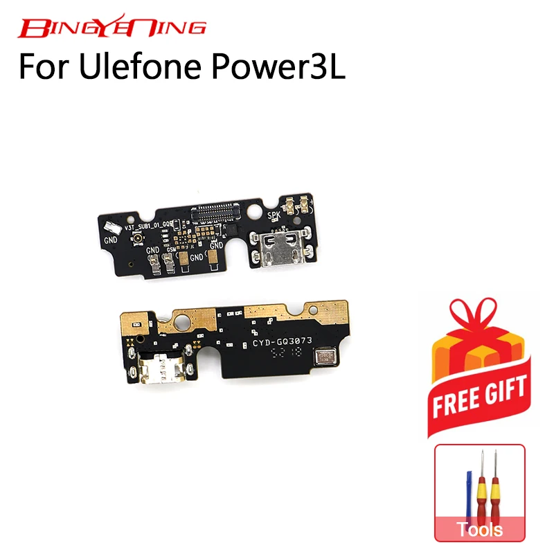 BingYeNing новый оригинальный для Ulefone Power 3L usb разъем плата зарядки Гибкая зарядка