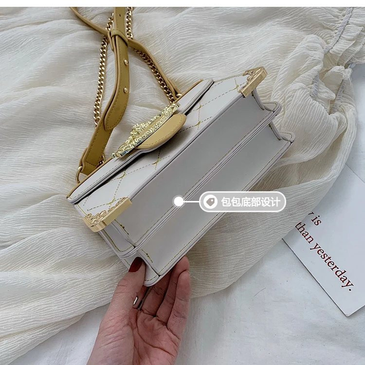 Мода 2019 г. металлический замок мини небольшой площади пакет сумка Crossbody посылка крестом пакет клатч для женщин дизайнер кошелек сумки Bolsos