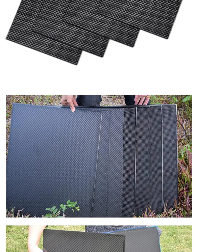 MIZEKONDA 500*600 мм Реальные углеродного волокна плиты Панель листов 0,2 мм/0,5 мм/0,8 мм/1 мм Толщина композитный для материала высокой твёрдости для RC