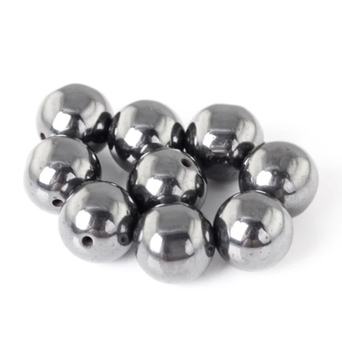 Free Shipping! 10pcs 12mm magnetic Lodestone Round Craft Black Beads Charm Loose Spacer Bead Findings Jewelry Wholesale Retail | Украшения