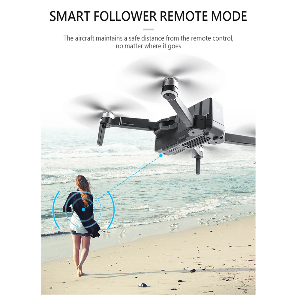 SJRC F11 Дрон на ру с GPS Камера HD1080P Wi Fi FPV Quadcopter селфи складной безщеточный