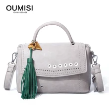 OUMISI, Корейская версия женской сумки, мини-Ретро стиль, сумка доктора, модная, с повседневным стилем, женская сумка 8050