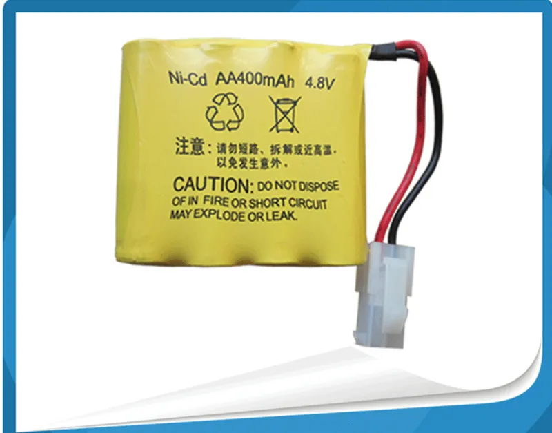 

Cncool 1pcs/packaging 4.8V 400mAh AA 4 in 1 Ni-Cd battery set Huanqi RC Tank 508 550 RC Car HQ 611 605
