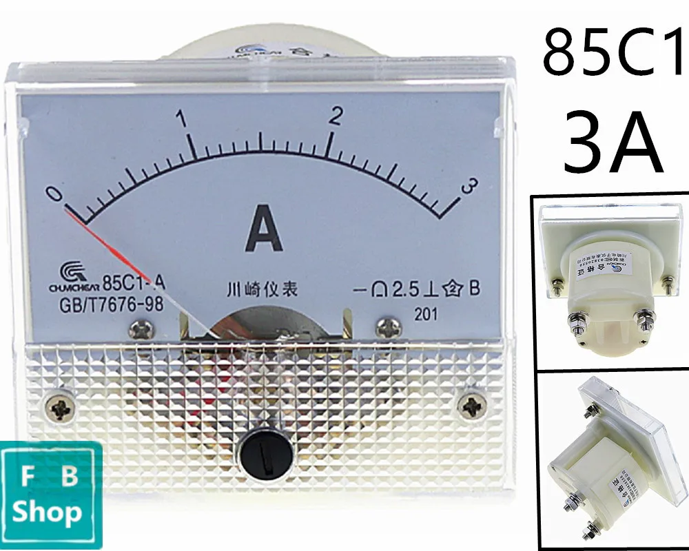 1 шт. 85C1-A 1A 2A 3A 5A 10A 15A 20A 30A 50A 75A DC аналоговый измеритель Панель усилитель тока амперметры датчик