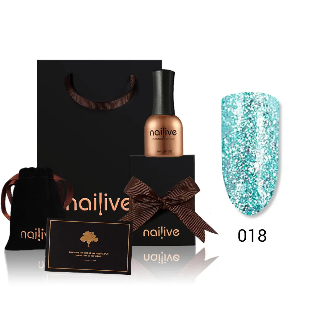 

Gelike Holographic Glitter Platinum UV Nail Gel Polish Kit Rainbow Colorful Super Shine Shimmer Soak Off Nail Art