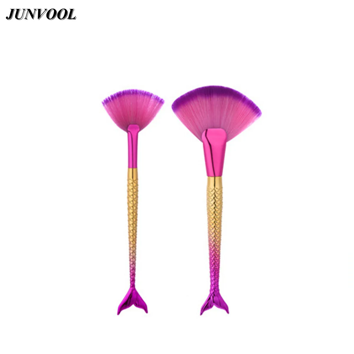2 шт. кисти для макияжа в форме веера|fan shape makeup brush|makeup brushespowder brush |