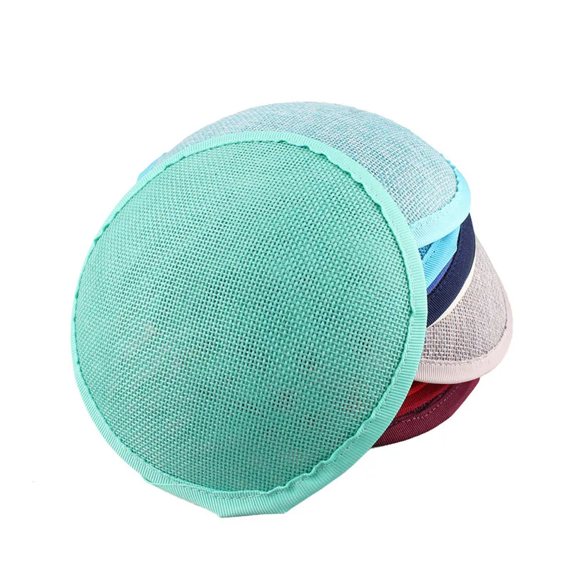 13 см круглый имитация SINAMAY чародей база Новые DIY женские вечерние шляпки основа 12 шт./лот несколько цветов - Цвет: emerald green