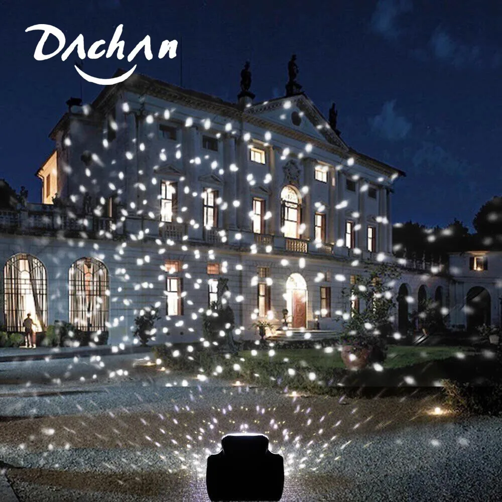 

IP65 Led Snowfall Projector Lamp, Rotating Waterproof Snowflake Outdoor Projector Lights For Christmas,Holiday,Wedding,Party