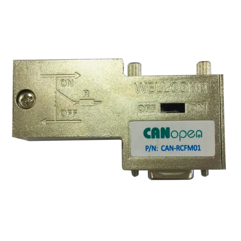 CAN bus Interface connectors, CAN RCFM01 industrial communication connector, D SUB Socket to