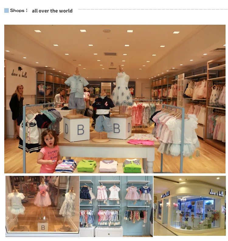 DBJ9656 dave bella/модные весенние комплекты с цветочным рисунком для маленьких девочек комплекты одежды с длинными рукавами для детей Детский костюм из 2 предметов