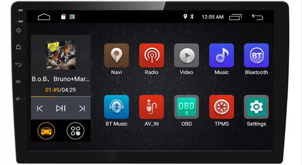 Sale 10.2"Two 2 din car radio gps android 9.0 stereo Car dvd Player Universal Autoradio Navigation Car Multimedia Player headunit nav 1