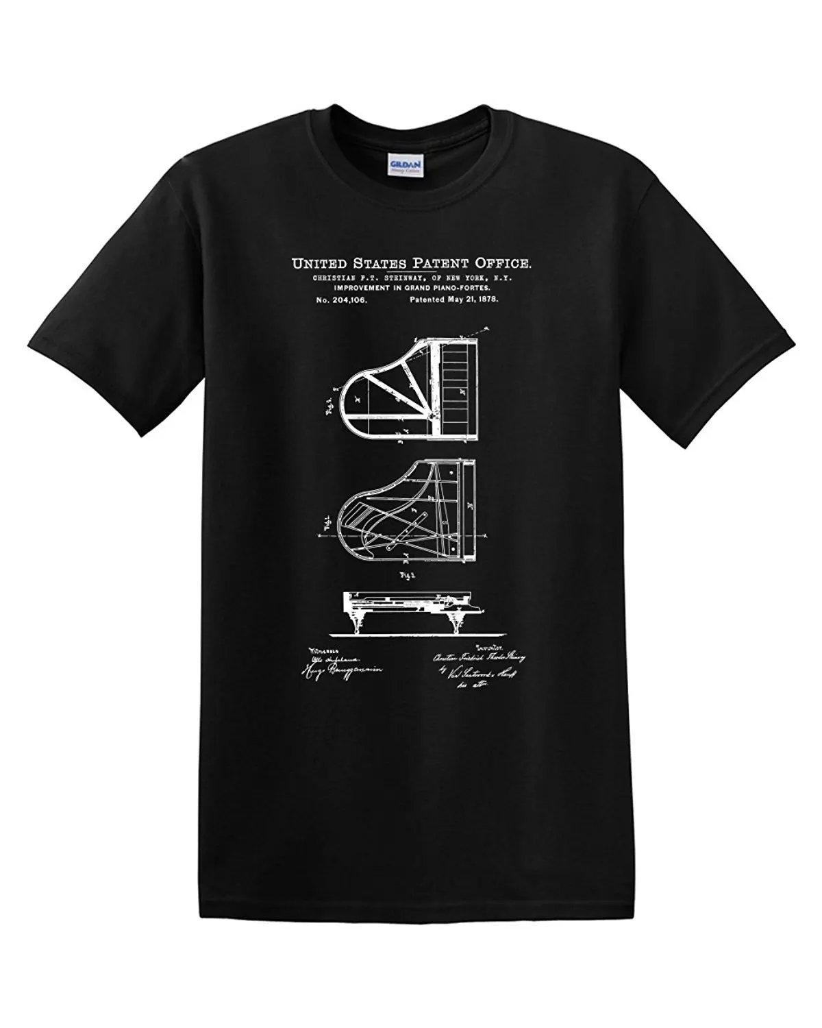 Thread Science Piano Patent Music Classical Pianist Musician Band