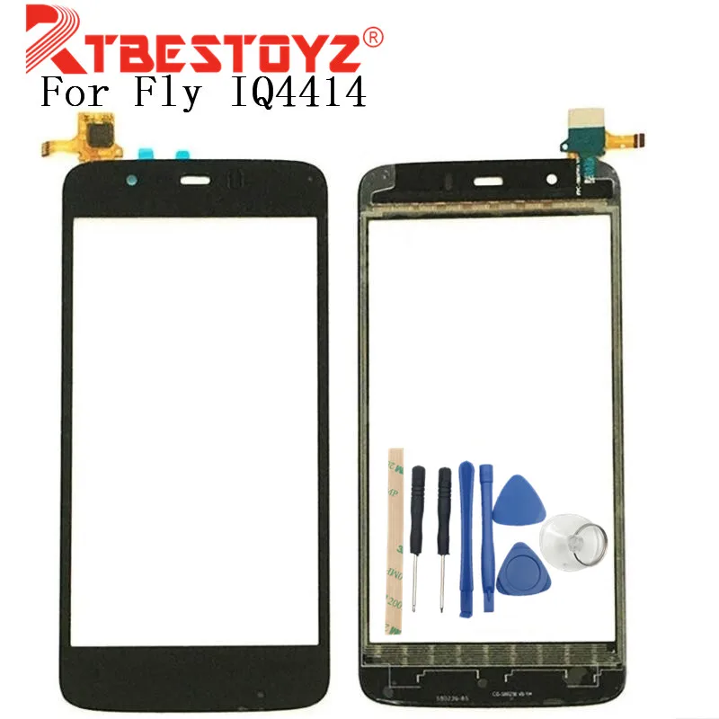 RTBESTOYZ 4 7 &quotIQ 4414 сенсорный экран Датчик для Fly IQ4414 Evo Tech 3 дигитайзер Переднее стекло