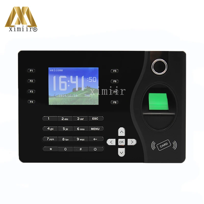 

A-C081 Realand Fingerprint Recorder Employee Time Attendance Machine Black Color Design Attendance System With Free Software
