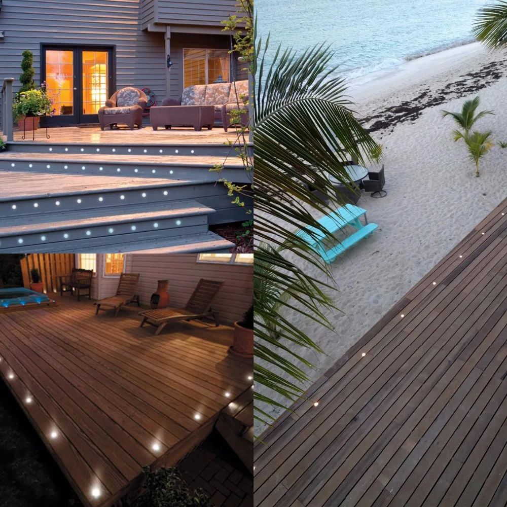 Bronze-colorido ao ar Conduziu a Lâmpada Luz da Parede da Cozinha Qaca França Livre Decoração Cerca Inground Iluminação Branca Quente 30 Pçs - Set F102x-30 23 High Quality Luzes e Iluminação
