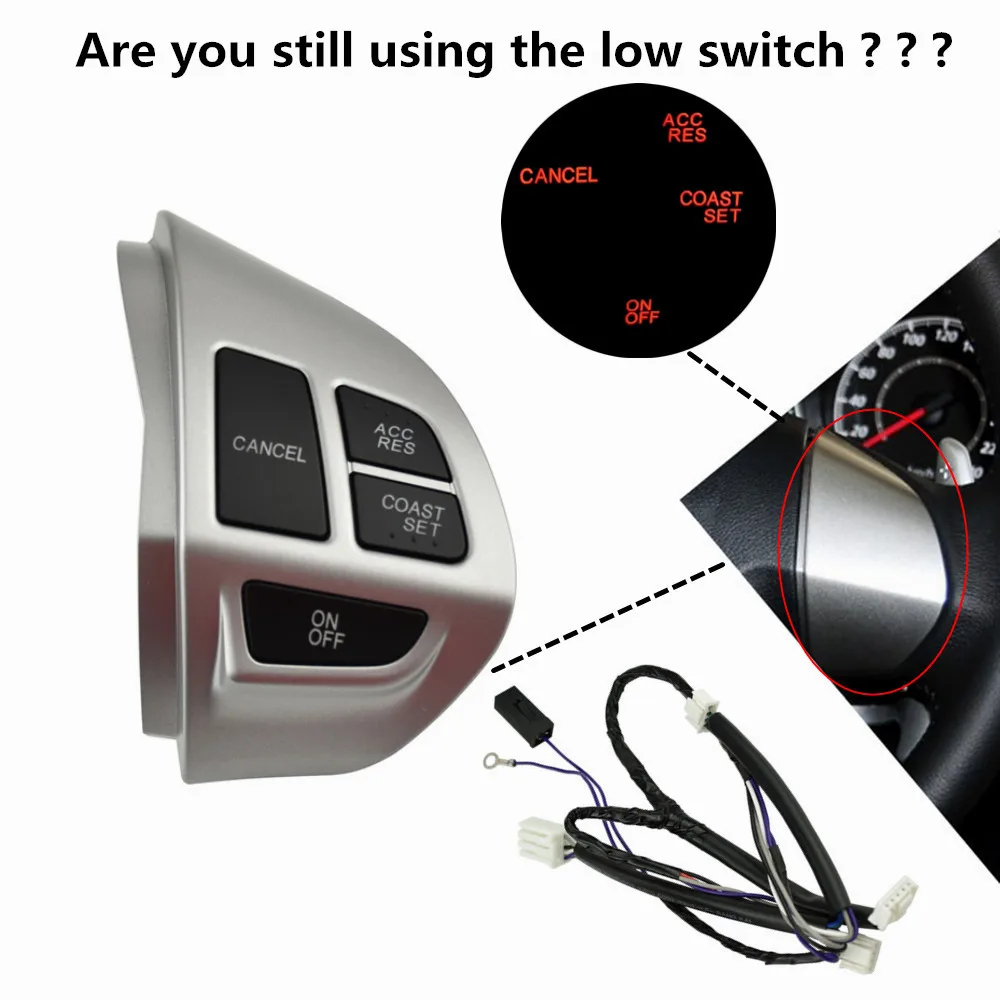 

Only Right Side With Wire Cruise Controller Button Wwitch For Mitsubishi Pajero/Montero Sport(KH) 2008-2015