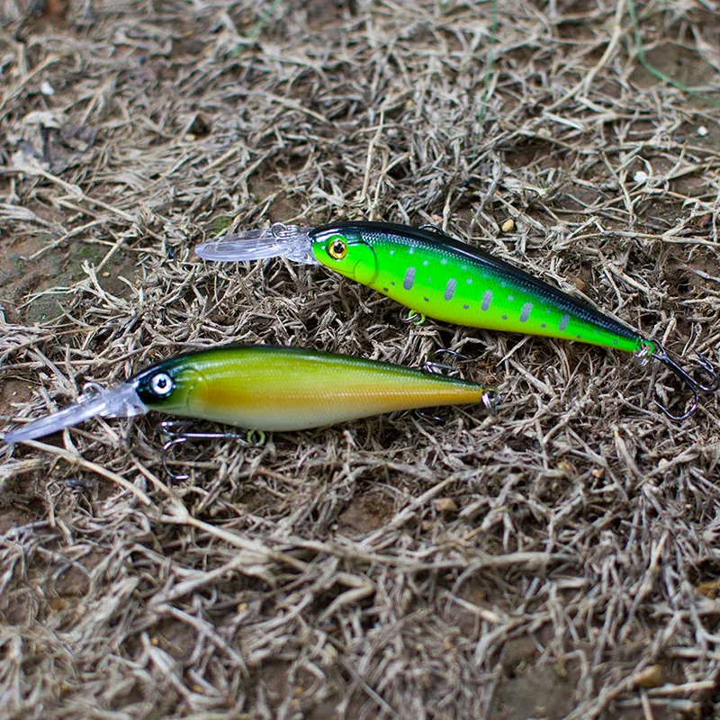 NEW 11cm 10.5g Hard Bait Minnow Streak Fishing Lures Bass Fresh Water Hook Diving Perch Wobbler Fishing bait